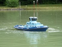 Voith Schneider Tug at Port Revel